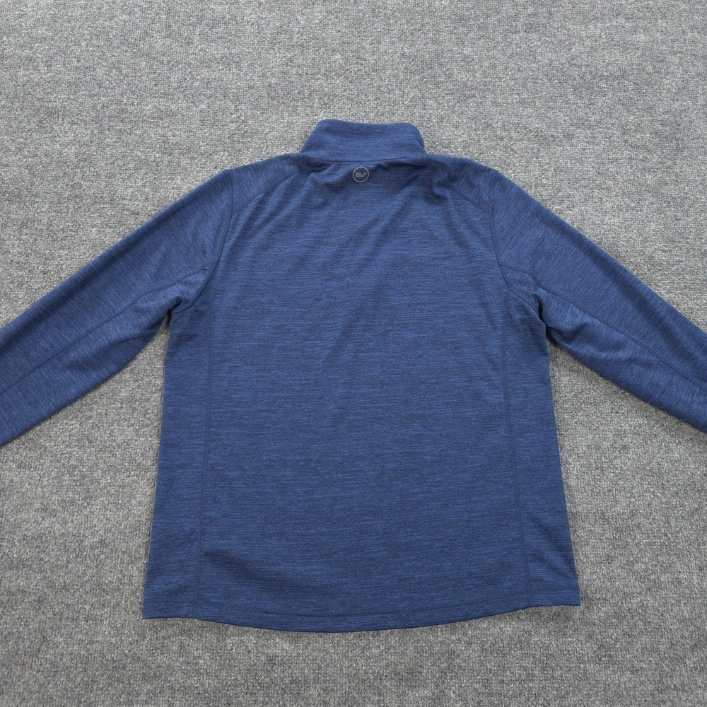 Vineyard Vines Shirt Mens M Blue Sankaty Performance 1/4 Zip Golf Pullover - Picture 6 of 12